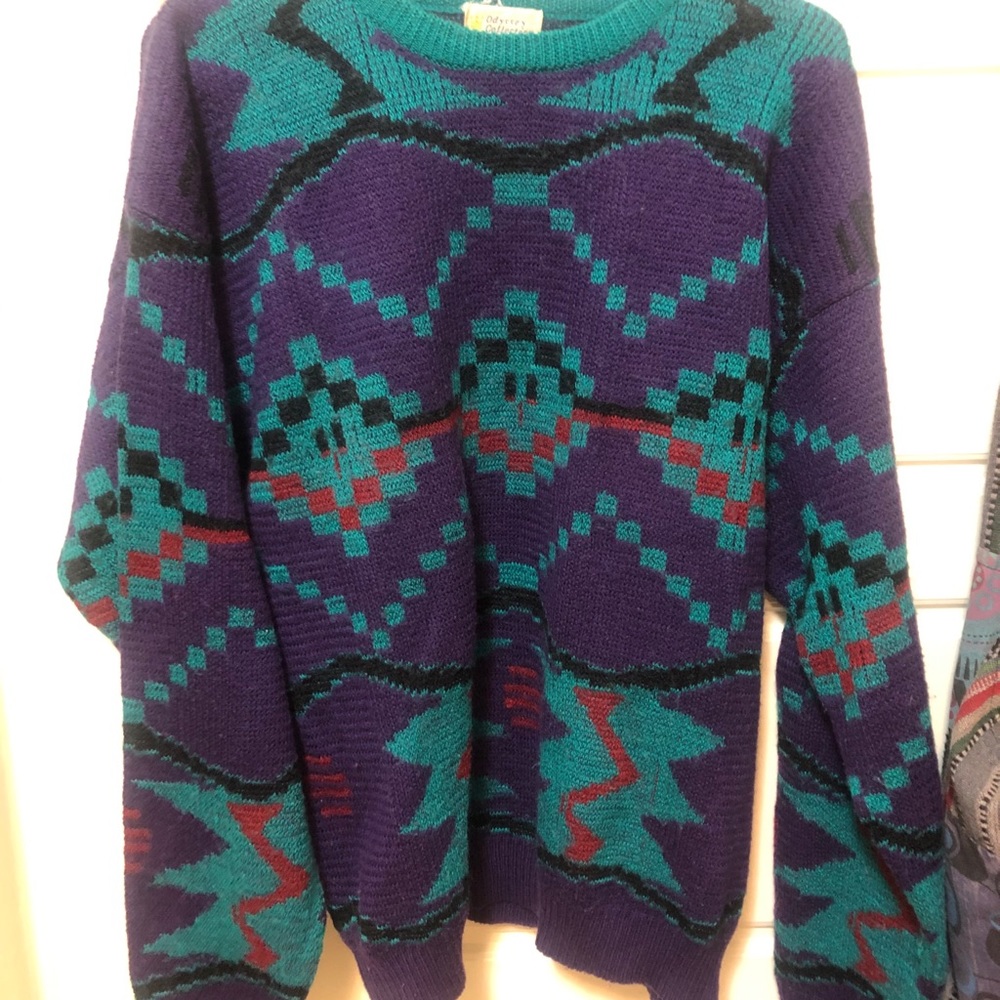 vintage funky sweater!